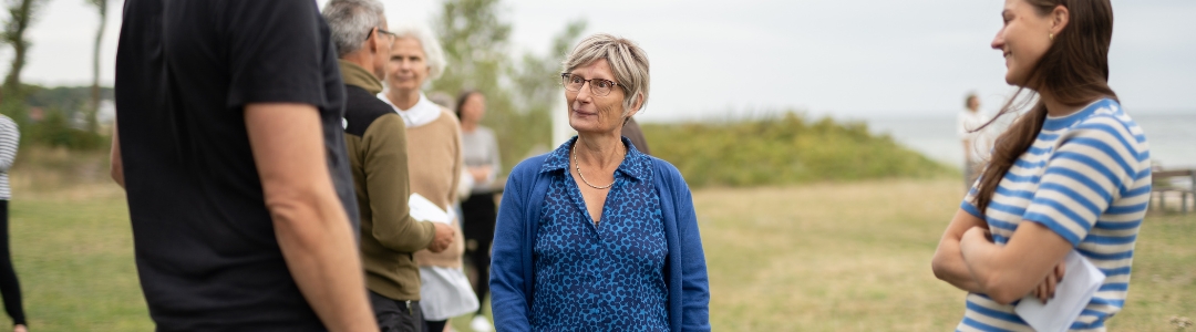 Odsherred Kommune Tre smilende kolleger fra Human House arbejder sammen