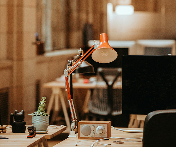 Belysning - skrivebordslampe