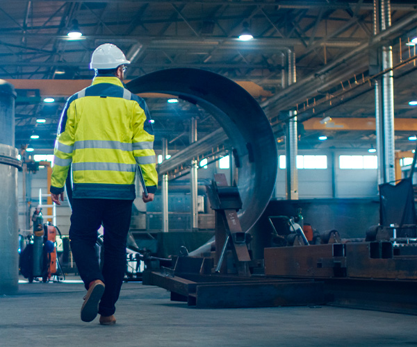 Industriventilation produktionshal