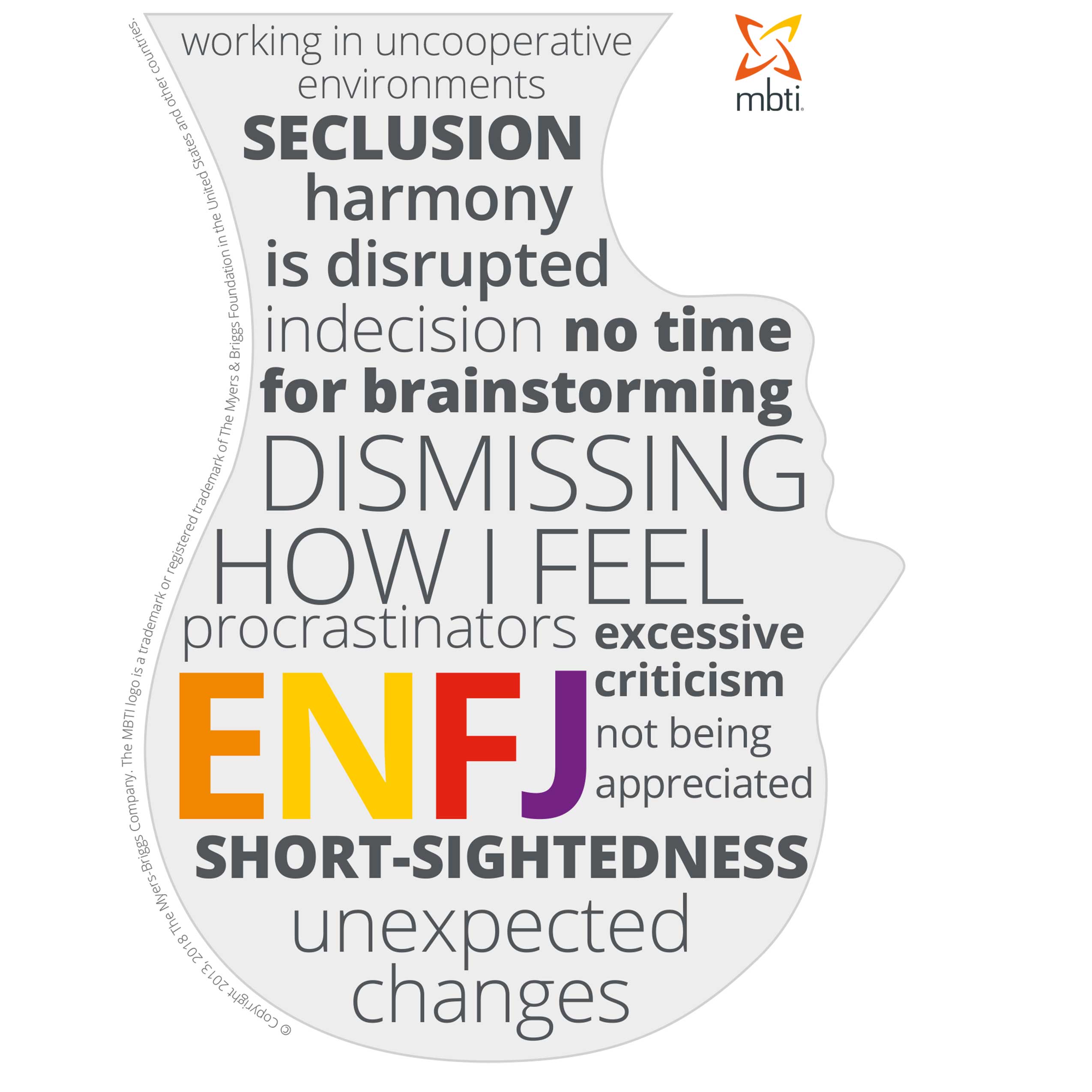 ENFJ stress head English MBTI®