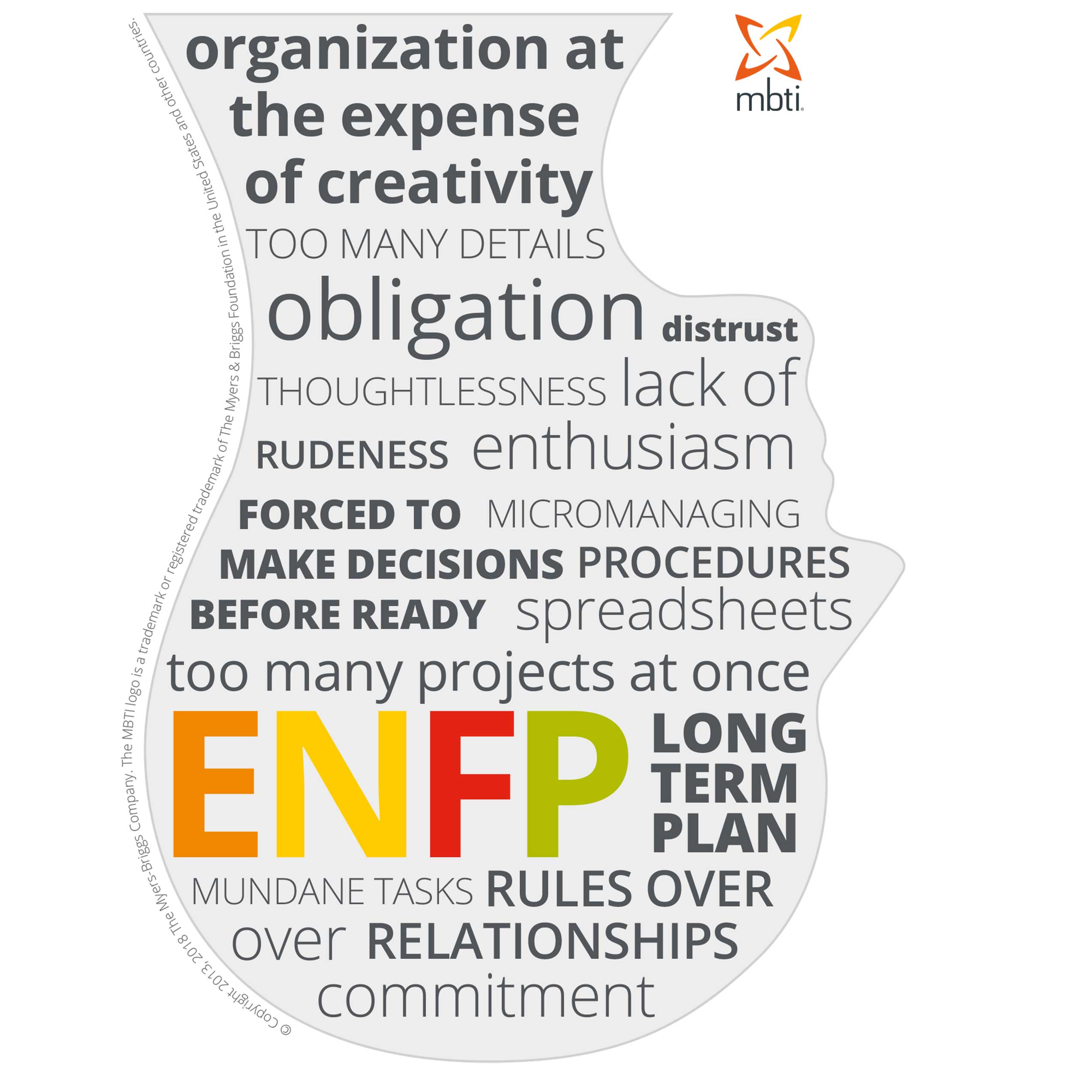 ENFP stress head English MBTI®