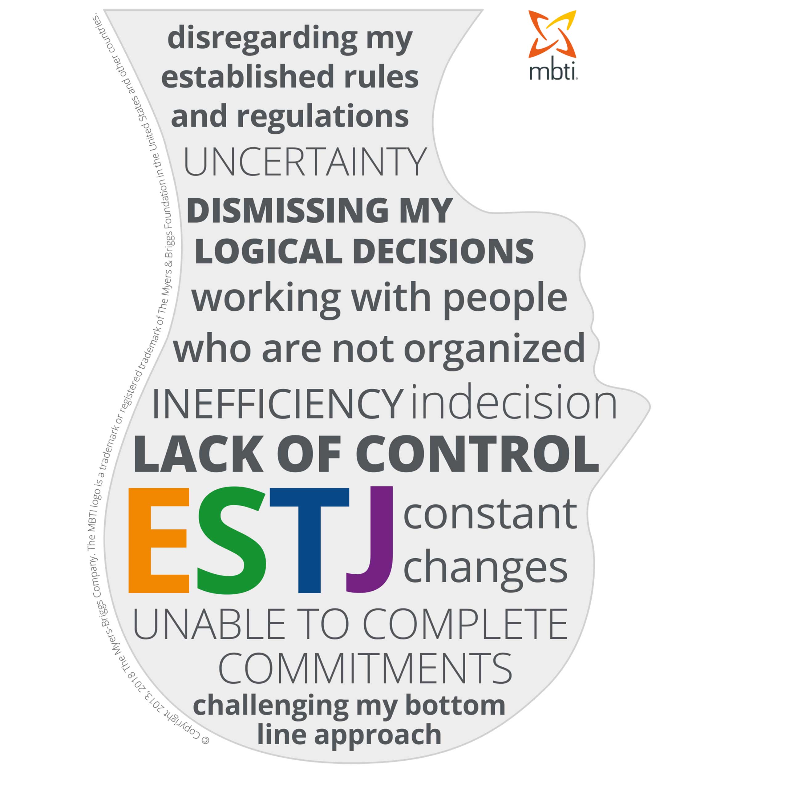 ESTJ stress head English MBTI®