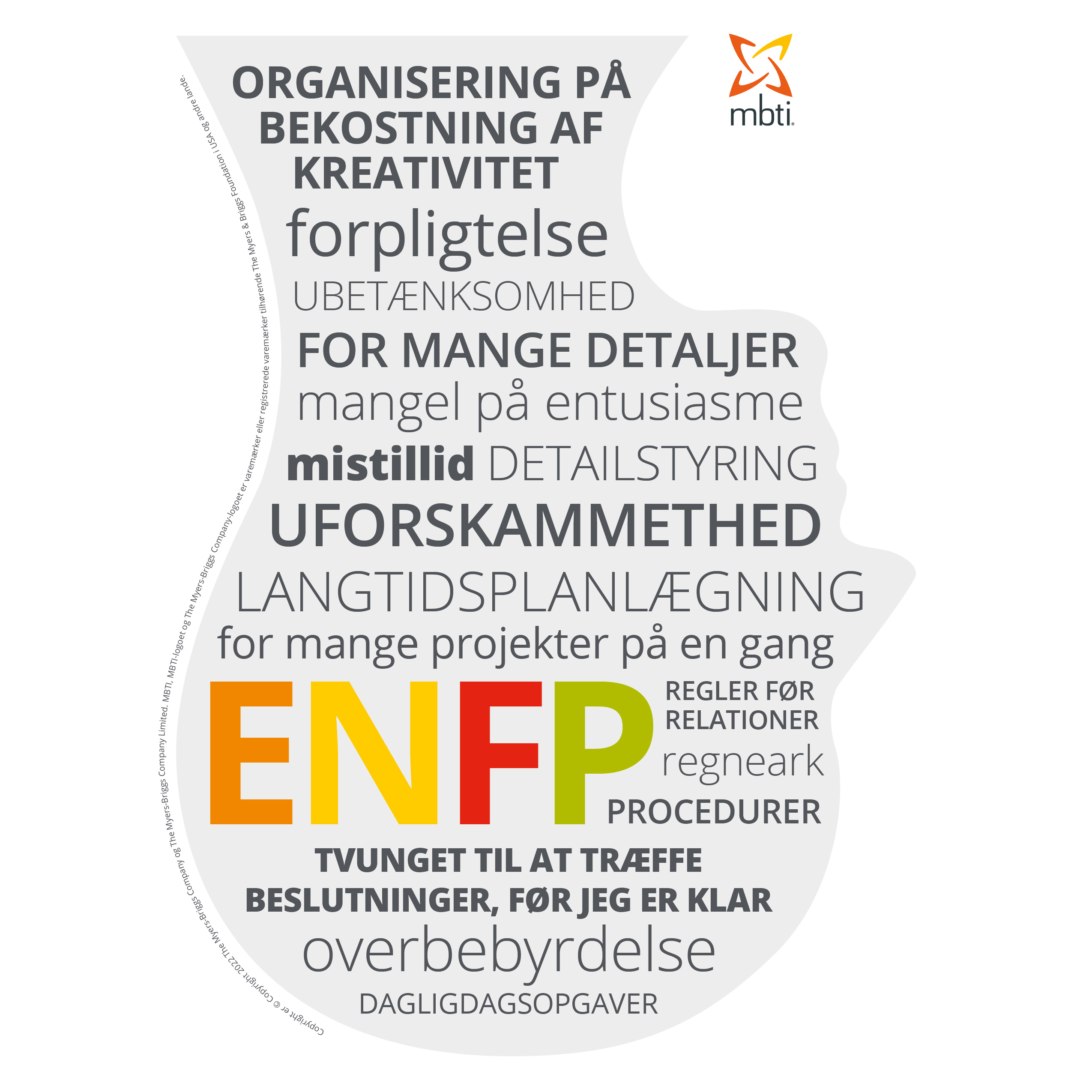 ENFP stresshoved på dansk MBTI®