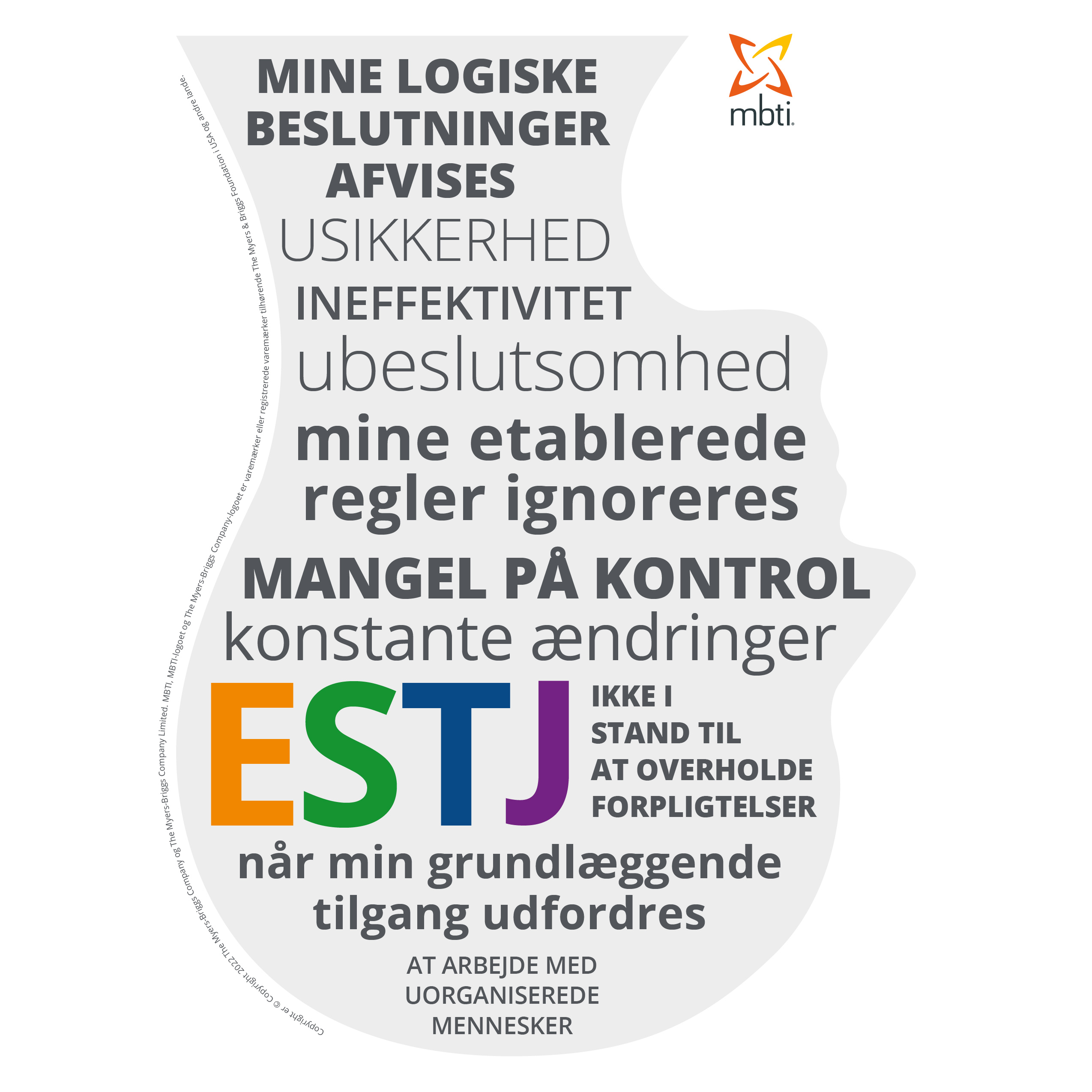 ESTJ stresshoved på dansk MBTI®