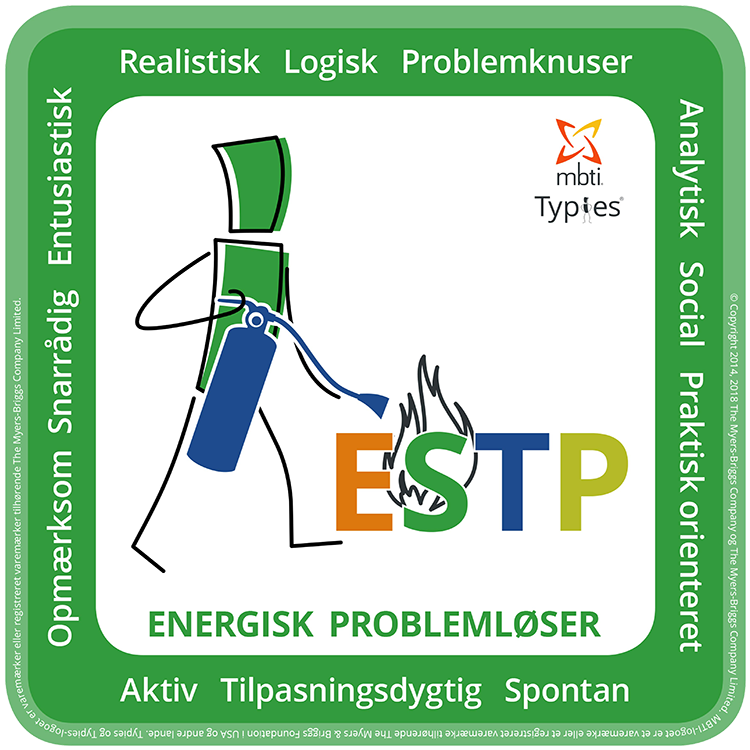 ESTP-typie-DA-750x750 ESTP type kode MBTI® Typie dansk illustration