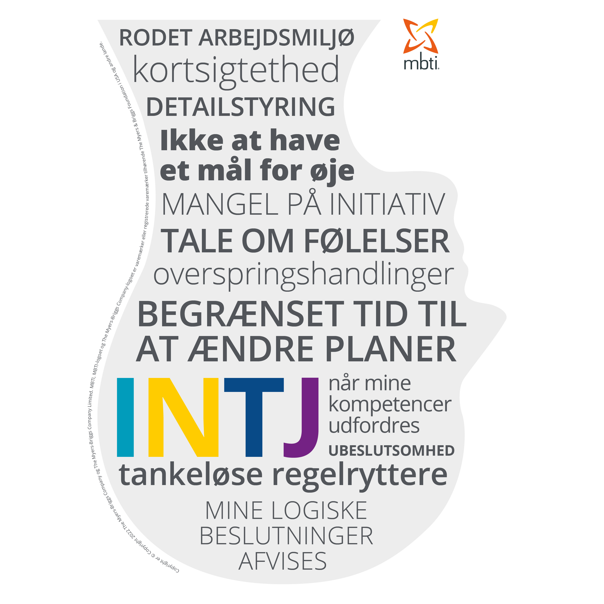 INTJ stresshoved på dansk MBTI®