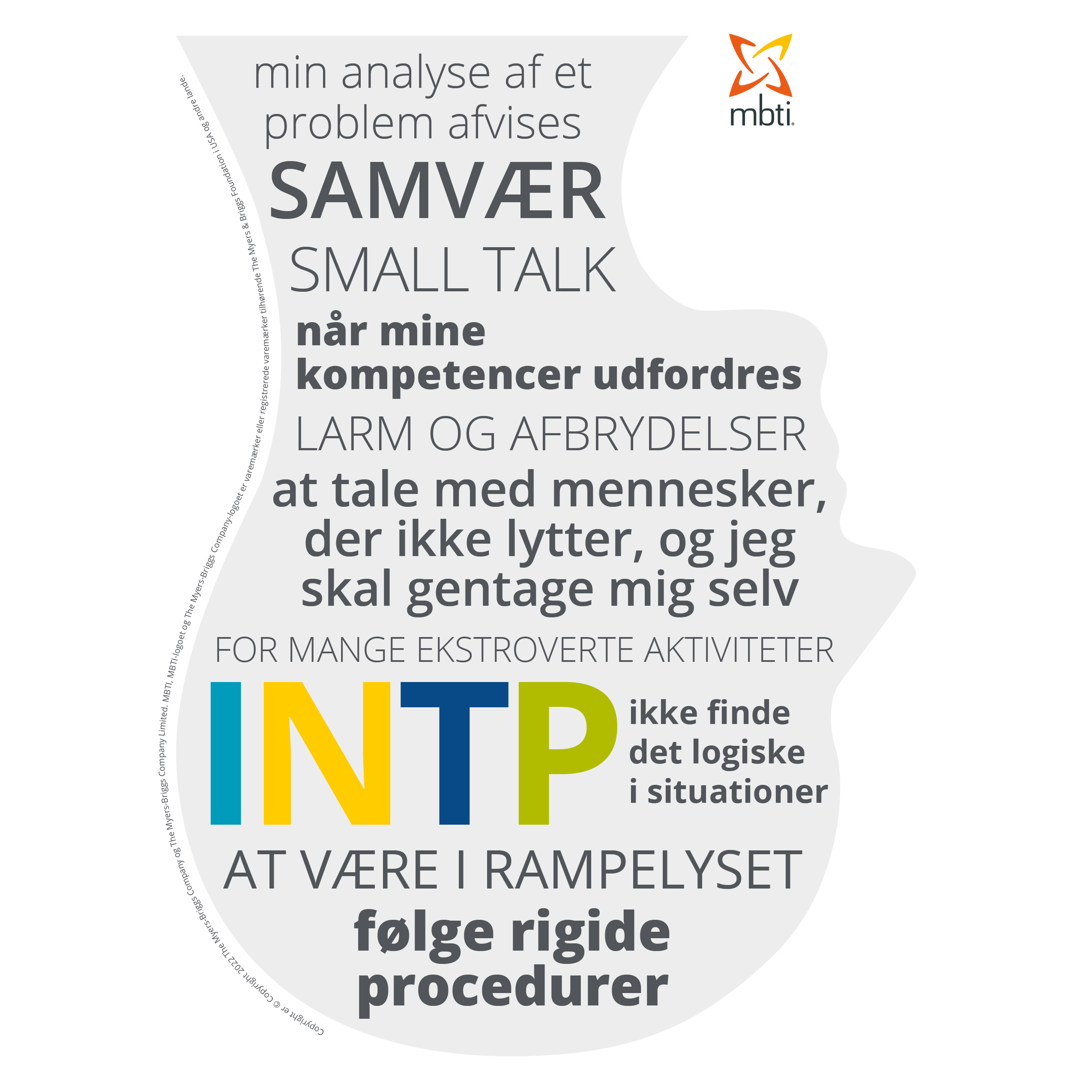 INTP stresshoved på dansk MBTI®