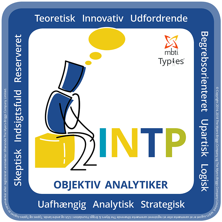 INTP type kode MBTI® Typie dansk illustration