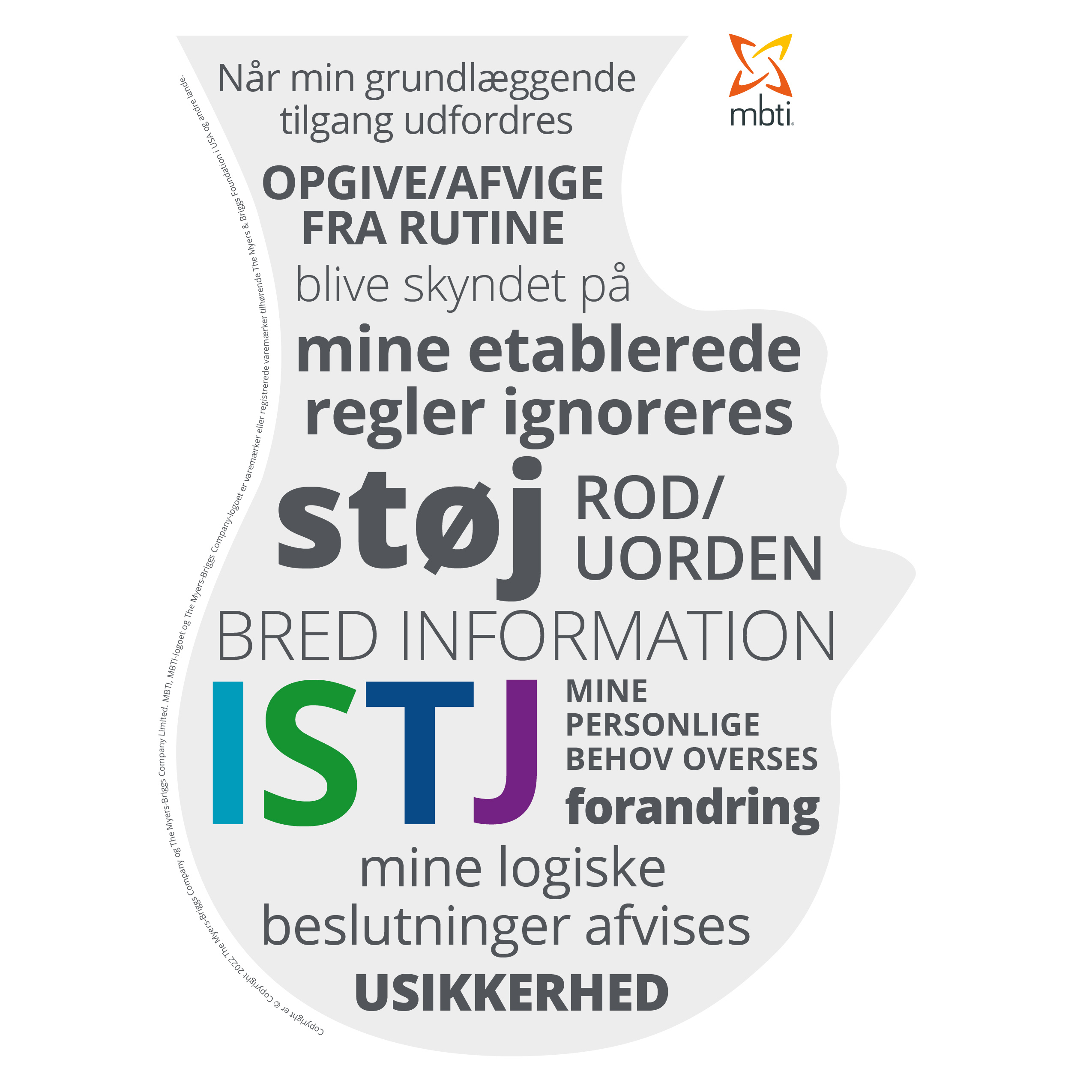 ISTJ stresshoved på dansk MBTI®
