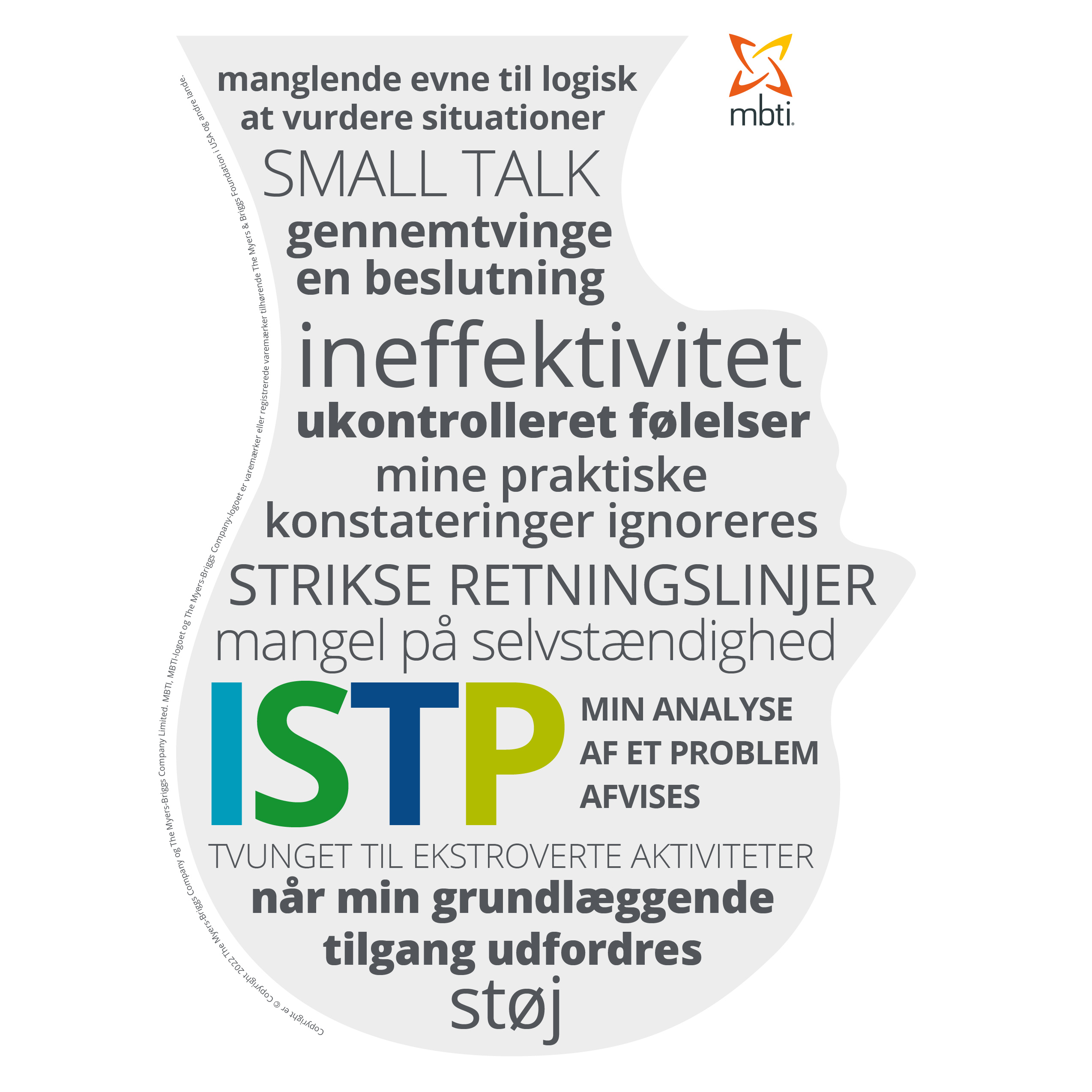 ISTP stresshoved dansk fullres ISTP stresshoved på dansk MBTI®